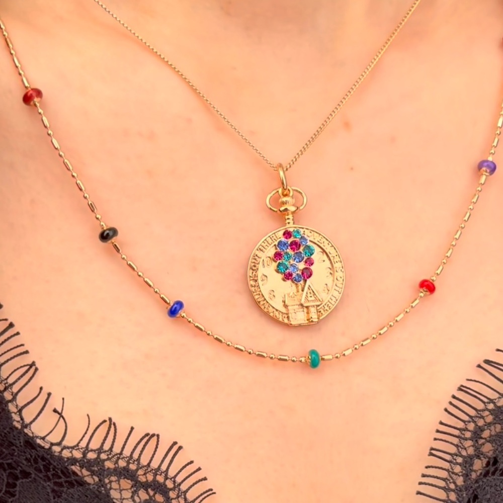 Last 1 🔥 Medallion Necklace 18k Gold Plated Minimalist Jewelry - Picture 6 of 10